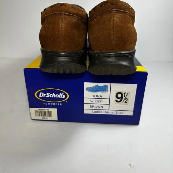Dr. Scholls DORA Women's Casual Brown Suede Shoes Size 9.5 - Picture 4 of 6